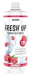 Weider Fresh Up Raspberry Getränkekonzentrat , zuckerfrei & ohne Farbstoffe, mit Vitaminen, 1 Liter