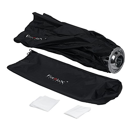 Fotodiox Ez-Pro Deep Parabolic Softbox 48In (120Cm) - Quick Collapsible Softbox With Novatron Speedring For Novatron Fc-Series, M-Series, And Compatible #TOP1