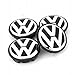 Produktbild Volkswagen, 4er-Set, VW Golf Passat Touran 3B7601171, Radnabenabdeckungen für Alufelgen FA2311, aus Kunststoff, Schwarz