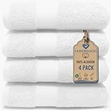 LEBENGOOD Juego de Toallas de Baño 100% Algodón Premium 550gsm 4 Toallas...