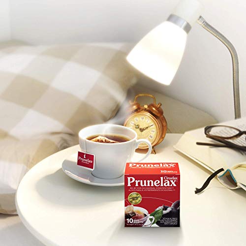Image of Prunelax Ciruelax Natural Laxative Regular for Occasional Constipation,Tea Bags, Prunes, 10 Bags (Pack of 3)