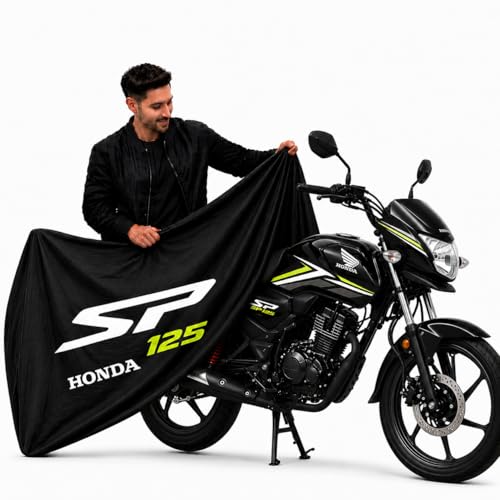 Image of Kayme Motorcycle Cover Waterproof Heavy Duty All Weather, Quad 4 Wheeler Cover Sun Rain Snow Protection (Mid-Black, SP 125)