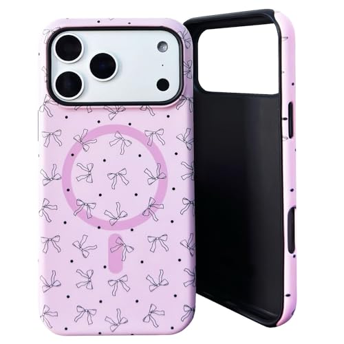 ekoneda iPhone 17 Pro Max�p �P�[�X ���B���e�[�W �|���J�h�b�g&���{�� MagSafe�Ή� �L���[�g �K�[���[�f�U�C�� ��w �X���� �\�t�g TPU �n�[�hPC �ϏՌ��ی� �G���K���g�P�[�X ���f�B�[�X �K�[���Y �s���N