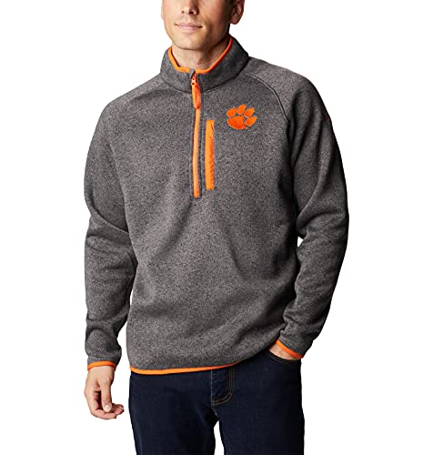 Image of Columbia NCAA mens Collegiate Canyon Point Sweater Fleece Half Zip