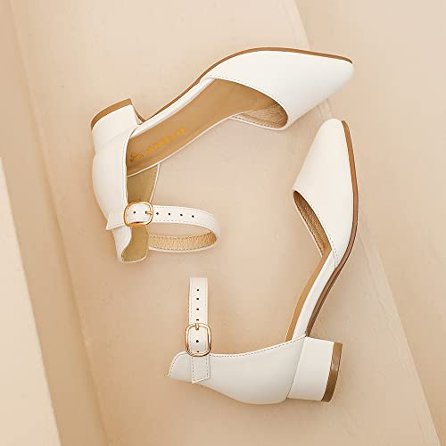 Image of Amoji Girls High Heels Kid Ankle Strap Dress Shoes Wedding Party for Little Kid Big Kid 412