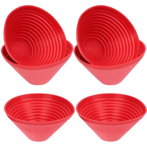 POPETPOP 6piezas Abridor de Botes de Goma Antideslizante de Unidades de Silicona para Abrir Frascos Accesorios de Cocina Resistentes y Fáciles de Limpiar