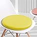 DG Catiee Cuscino impermeabile per sedia da giardino, morbido, rotondo, con fascette, per interni ed esterni, patio, altalena, prato (40 x 40 x 5 cm, giallo)