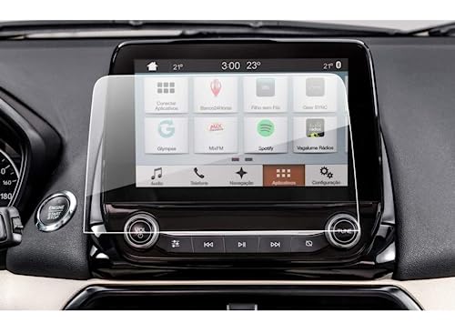Écran de navigation de voiture protecteur 8 pouces Ford EcoSport Sync 3 anti-reflets