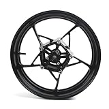 Arashi Glänzendes Schwarz Vorderradfelge kompatibel mit Z900 2017-2025 ABS include, Z900 SE 2022-2025, Lager enthalten, Ersatzteile für Motorräder
