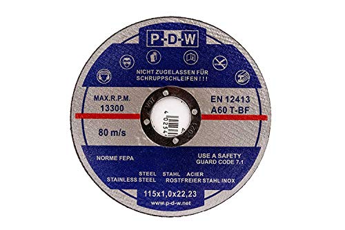 3 DISCHI DA TAGLIO 115X1,6MM DISCO FERRO ACCIAIO INOX METALLI