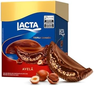 Ovo de Páscoa Tripla Camada Avelã 320G