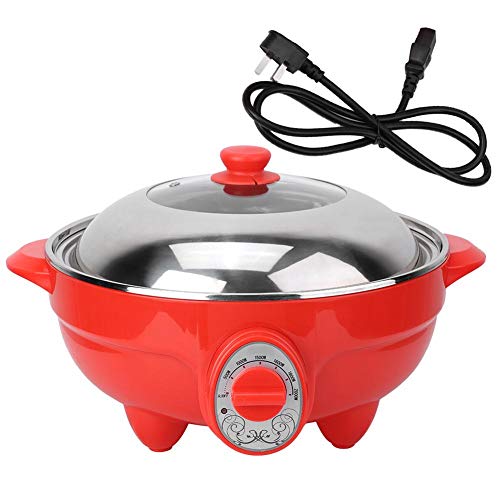 6L Multifunction Electric Pan Hot Pot BBQ Frying Kitchen Cook Grill 220V for Home Festival Party Dinner