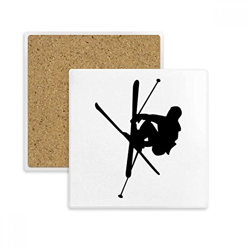 Sous-verre de ski absorbant idéal pour vos pauses café - 2