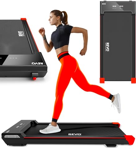 REVO-Walking-Pad-Treadmill-for-Home-with-Remote-Portable-Under-Desk-Treadmills-with-05-4mph-Speed-Range-300lbs-Max-Weight-6ft-6in-Max-Height-Backed-by-2-Year-Promise