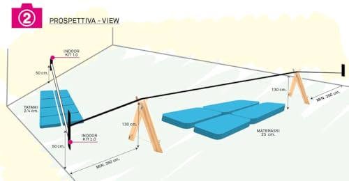 Placa de Pared Slackline perfecta para entrenar equilibrio bajo techo 7