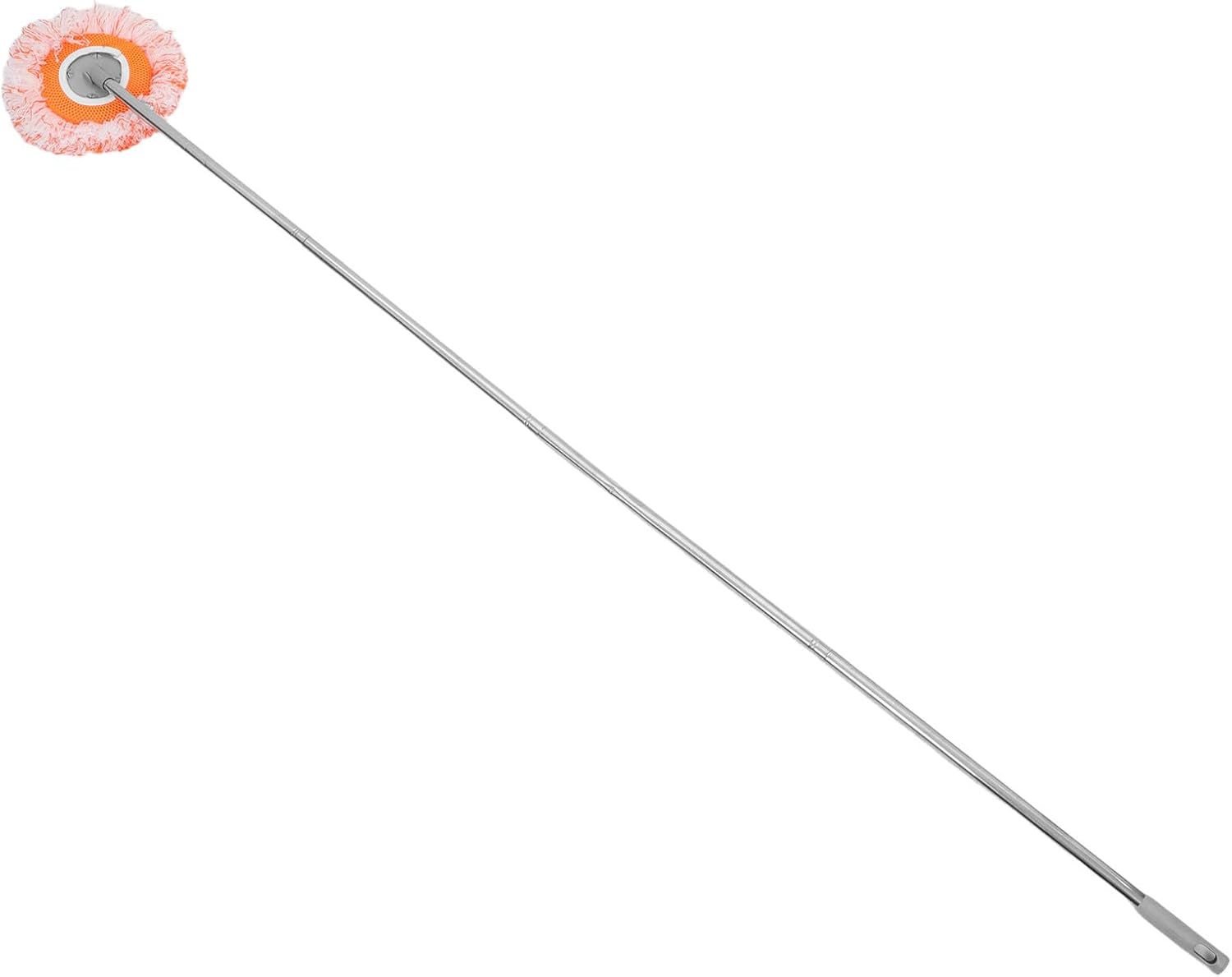 Adjustable 180° Rotating Cleaning Mop for Household Floor Cleaning with Stainless Steel Handle and Reusable Microfiber Mop Pads Compatible with Hardwood and Universal Floors