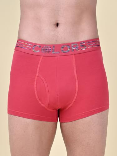 Image of Rupa Colors Solid Trunk for Men, Cotton Blend, Outer Elastic, Regular Fit, Pack of 1