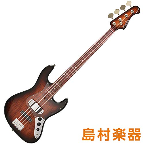 Amazon | Bacchus WL-434 RW/PH BR-B(ブラウンバースト) エレキベース 