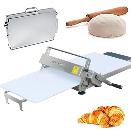 Dfdieratve Máquina Manivela Laminadora de Masa - Laminadora de Fondant para Glaseado, Mazapán y Hojaldre | Máquina de Fondant de Fácil Instalación para Hogar o Pequeña Cocina Comercial A300