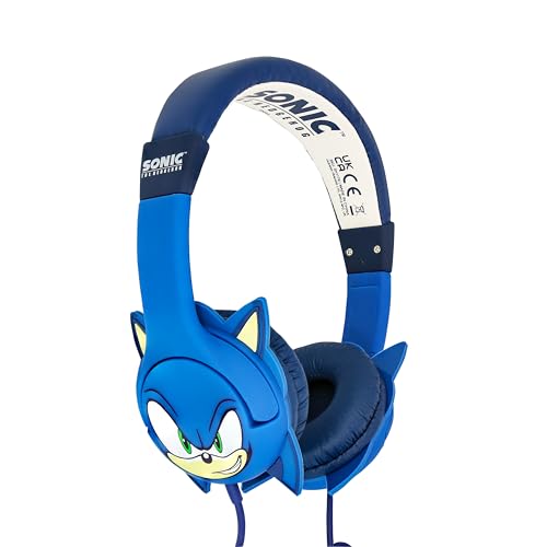 OTL Technologies SH1179 Sonic the Hedgehog Kids Wired Headphones - Blue