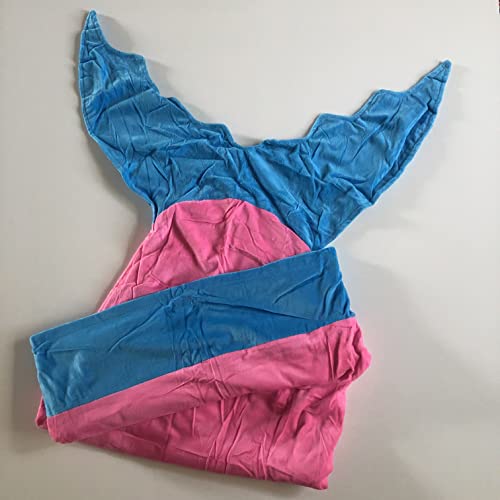 Mermaid Tail Cute Fleece Blanket For Kids Only Warm Throw Blanket Pink Blue #TOP1