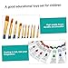 SUPVOX Complete Boys and Girls Paint Early Learning Drawing Toys Graffiti Brush Paint Apron for Boys Girls