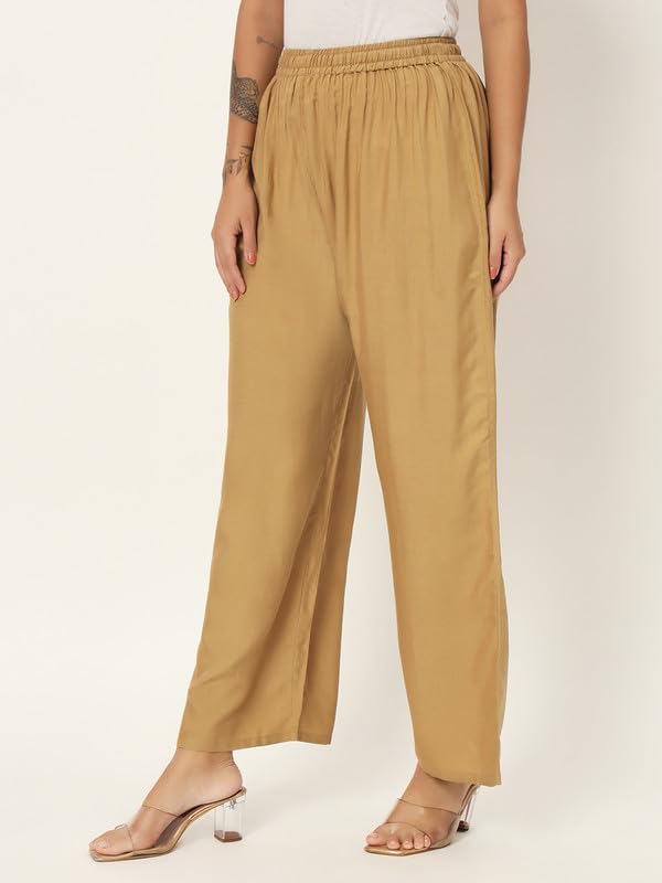 Image of Soft Colors Women Regular Fit Pocket Palazzo