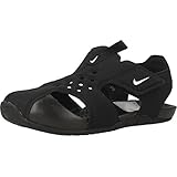 Nike Baby Boy's Sunray Protect 2 (Infant/Toddler) Black/White 5 Toddler M