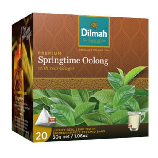 Dilmah Inspiration Springtime Oolong - 20 Luxury Leaf Tea Bags