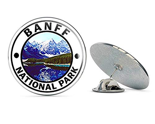 Round Banff National Park (Hike Travel rv Canada Alberta) Metal 0.75