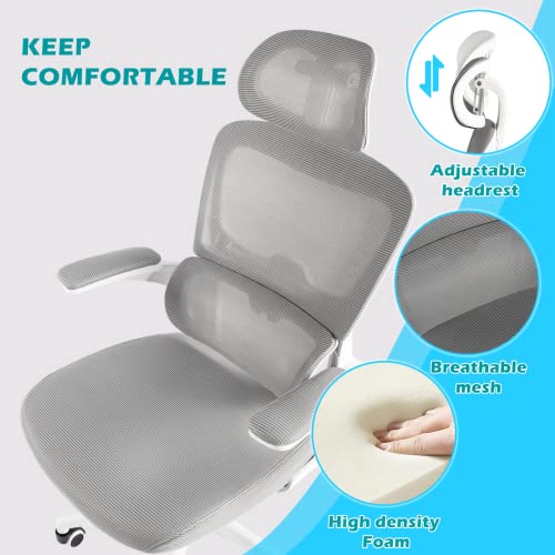 Ofika Heavy Duty Big And Tall Office Chair,400Lbs Capacity Office Chair For Heavy People, High Back Pu Leather Executive Desk Chair With Wide Seat,Large Office Chair #TOP4