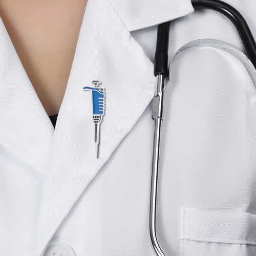 Image of Doctor Nurse Cartoon Pin,Medical Enamel Brooch Jewelry for Nursing Student Backpack Lapel Badge Gifts
