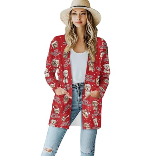 Image of Cardigan for Women Long Sweater Open Front Sweaters Fashion Lightweight Cardigans with Pockets