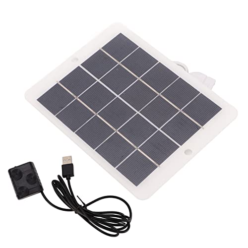 Bomba de agua solar de 3W con 6 boquillas para fuentes ecológicas exteriores 2