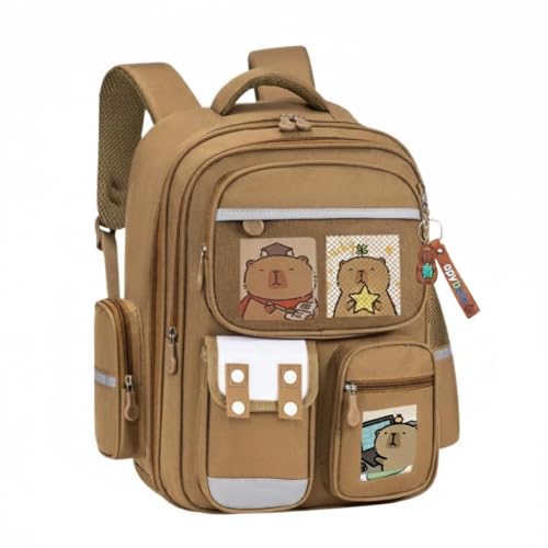 Image of Girls School Backpack Cute Pink Pastel Gradient Bag with Multiple Compartments Lightweight Durable Bookbag for Kids Students (purple bag)