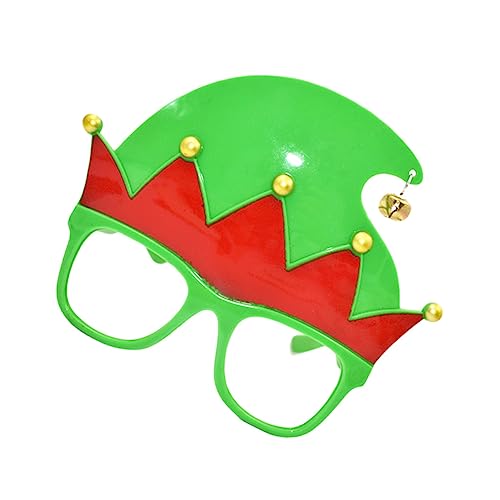 Homoyoyo Christmas Glasses Blue Frame Makeup Glasses Perfect for Birthday Party and Cosplay