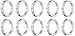 Wheels Manufacturing 1-Inch Spacer (Silver/5mm, Bag of 10)