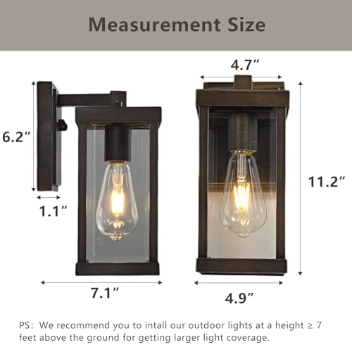Gold-Brown-Outdoor-Wall-Lights-11H-Classic-Exterior-Lighting-Fixtures-Waterproof-Outside-Wall-Sconce-for-Garage-Porch-Patio-Front-Door-2-Pack Gold Brown Outdoor Wall Lights 11H Classic Exterior Lighting Fixtures Waterproof Outside Wall Sconce for Garage Porch Patio Front Door 2 Pack