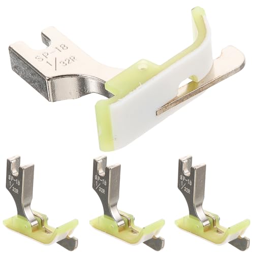 Pies prensatelas para máquina de coser acero industrial 4 piezas