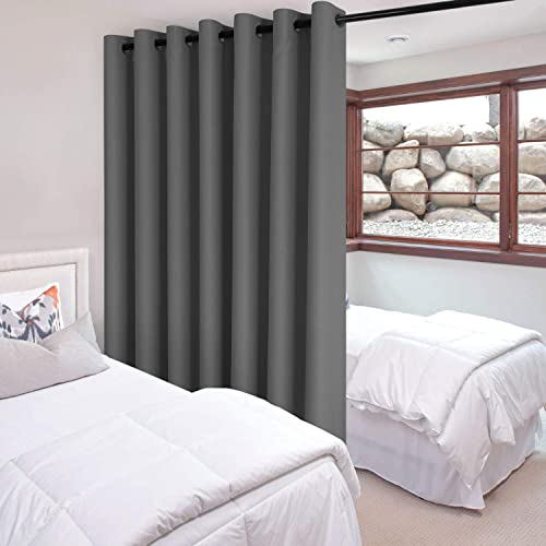 DWCN Room Divider Curtain Door Curtain for Hotel Living Room Blackout Curtains 1 Panel Wide Width Privacy Thermal Curtains with Eyelet - Image 3