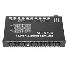 Compact & Versatile Design Measuring 7.35 by 5.31 by 1.38 inches, this digital equalizer fits easily into various car models, offering flexible installation options that adapt to different vehicle interiors Durable Metal Construction Built with sturd...
