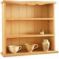 Amazon｜BREA-515WH 日本製 木製 カントリー棚 3段 シェルフ