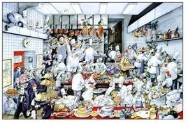KITCHEN POSTER BY de Roger Blachon. Size: 24"X36" TPB2-1