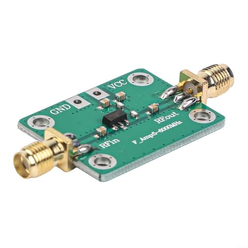 40 dB Gain RF 30-4000 MHz, voltaje de funcionamiento 5 V CC para amplificación de señal de banda ancha en radios, navegación por satélite y receptores de TV