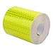 minifinker Durable, Robusto, Exquisita Mano de Obra Remolques Coches Bicicletas Parte Cinta Reflectante Rollo de Pegatina para Entrenamiento Competición para(Yellow)