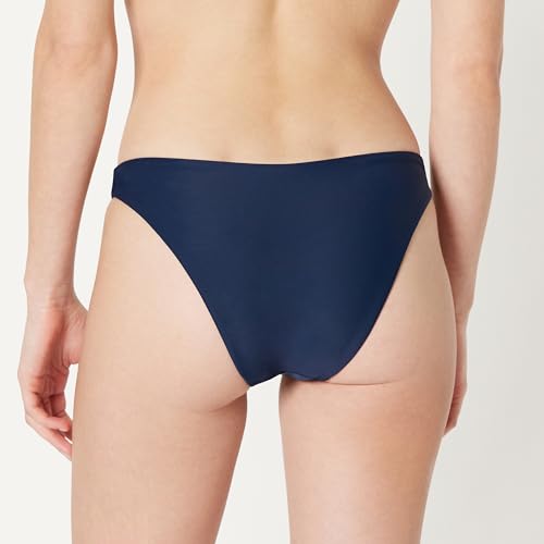 Amazon Essentials Women's high-leg swim bikini bottom, Navy, 14 - Image 2