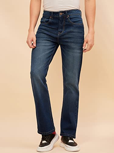 Image of HIGH Star Men's Stretch Fit Mid Rise Jeans