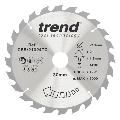 Lame scie circulaire bois 210mm Trend résout la perte d'autonomie
