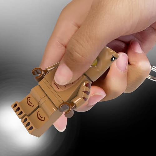 Porte clés lumineux Le fan en costume de T Rex - vue 4