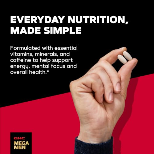 GNC Mega Men Energy & Metabolism Multivitamin for Men, 180 Count - Image 4